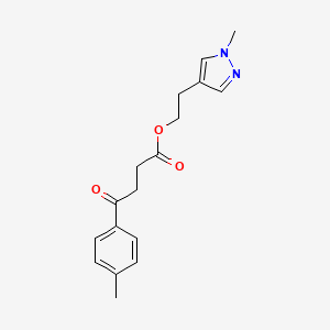 2-(1-Methylpyrazol-4-yl)ethyl 4-(4-methylphenyl)-4-oxobutanoate