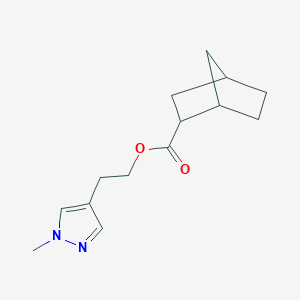 2-(1-Methylpyrazol-4-yl)ethyl bicyclo[2.2.1]heptane-2-carboxylate