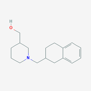 [1-(1,2,3,4-Tetrahydronaphthalen-2-ylmethyl)piperidin-3-yl]methanol