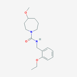 N-[(2-ethoxyphenyl)methyl]-4-methoxyazepane-1-carboxamide