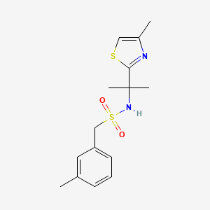 1-(3-methylphenyl)-N-[2-(4-methyl-1,3-thiazol-2-yl)propan-2-yl]methanesulfonamide