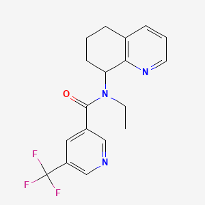 N-ethyl-N-(5,6,7,8-tetrahydroquinolin-8-yl)-5-(trifluoromethyl)pyridine-3-carboxamide