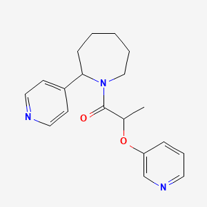 1-(2-Pyridin-4-ylazepan-1-yl)-2-pyridin-3-yloxypropan-1-one