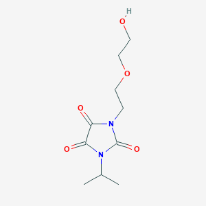 1-[2-(2-Hydroxyethoxy)ethyl]-3-propan-2-ylimidazolidine-2,4,5-trione