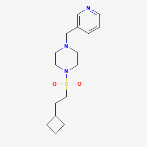 1-(2-Cyclobutylethylsulfonyl)-4-(pyridin-3-ylmethyl)piperazine