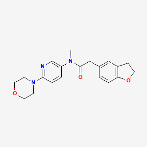 2-(2,3-dihydro-1-benzofuran-5-yl)-N-methyl-N-(6-morpholin-4-ylpyridin-3-yl)acetamide