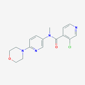 3-chloro-N-methyl-N-(6-morpholin-4-ylpyridin-3-yl)pyridine-4-carboxamide