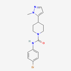 N-(4-bromophenyl)-4-(2-methylpyrazol-3-yl)piperidine-1-carboxamide