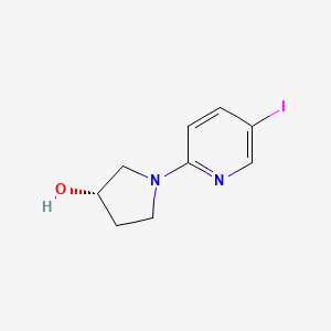 molecular formula C9H11IN2O B6968711 (3S)-1-(5-iodopyridin-2-yl)pyrrolidin-3-ol 