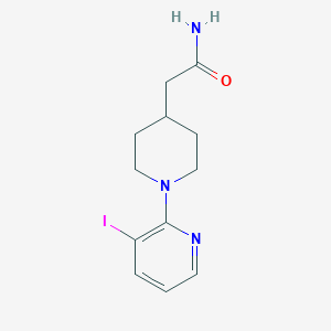 2-[1-(3-Iodopyridin-2-yl)piperidin-4-yl]acetamide