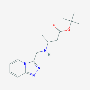 Tert-butyl 3-([1,2,4]triazolo[4,3-a]pyridin-3-ylmethylamino)butanoate