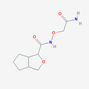 N-(2-amino-2-oxoethoxy)-3,3a,4,5,6,6a-hexahydro-1H-cyclopenta[c]furan-3-carboxamide