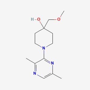 1-(3,6-Dimethylpyrazin-2-yl)-4-(methoxymethyl)piperidin-4-ol