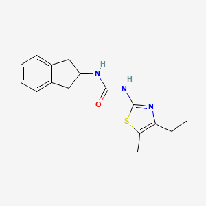 1-(2,3-dihydro-1H-inden-2-yl)-3-(4-ethyl-5-methyl-1,3-thiazol-2-yl)urea