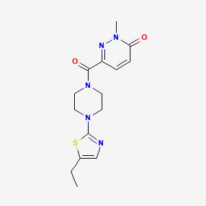 6-[4-(5-Ethyl-1,3-thiazol-2-yl)piperazine-1-carbonyl]-2-methylpyridazin-3-one