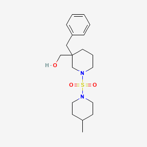 [3-Benzyl-1-(4-methylpiperidin-1-yl)sulfonylpiperidin-3-yl]methanol