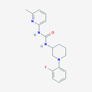 1-[1-(2-Fluorophenyl)piperidin-3-yl]-3-(6-methylpyridin-2-yl)urea