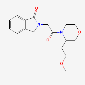 2-[2-[3-(2-methoxyethyl)morpholin-4-yl]-2-oxoethyl]-3H-isoindol-1-one