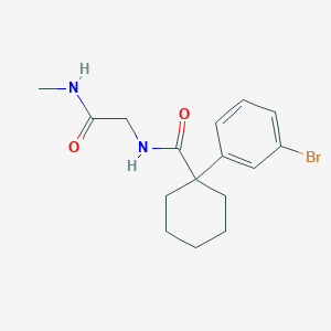 1-(3-bromophenyl)-N-[2-(methylamino)-2-oxoethyl]cyclohexane-1-carboxamide