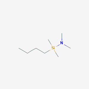 molecular formula C8H21NSi B069696 Butyldimethyl(dimethylamino)silane CAS No. 181231-67-4