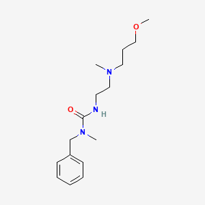 molecular formula C16H27N3O2 B6969875 1-Benzyl-3-[2-[3-methoxypropyl(methyl)amino]ethyl]-1-methylurea 