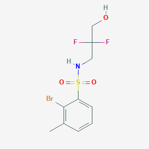 2-bromo-N-(2,2-difluoro-3-hydroxypropyl)-3-methylbenzenesulfonamide