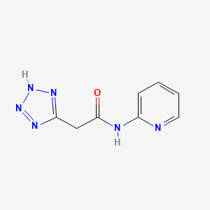 N-pyridin-2-yl-2-(2H-tetrazol-5-yl)acetamide