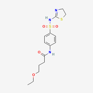 N-[4-(4,5-dihydro-1,3-thiazol-2-ylsulfamoyl)phenyl]-4-ethoxybutanamide