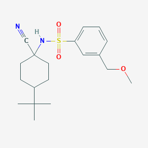 N-(4-tert-butyl-1-cyanocyclohexyl)-3-(methoxymethyl)benzenesulfonamide