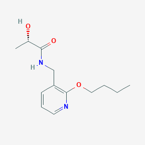 (2S)-N-[(2-butoxypyridin-3-yl)methyl]-2-hydroxypropanamide