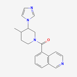 (3-Imidazol-1-yl-4-methylpiperidin-1-yl)-isoquinolin-5-ylmethanone