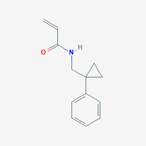 N-[(1-phenylcyclopropyl)methyl]prop-2-enamide