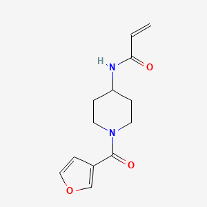 N-[1-(furan-3-carbonyl)piperidin-4-yl]prop-2-enamide