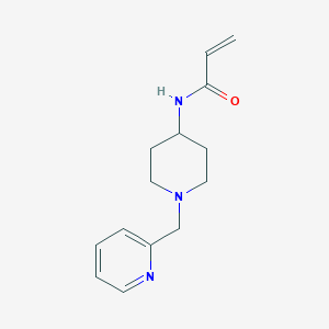 N-[1-(pyridin-2-ylmethyl)piperidin-4-yl]prop-2-enamide