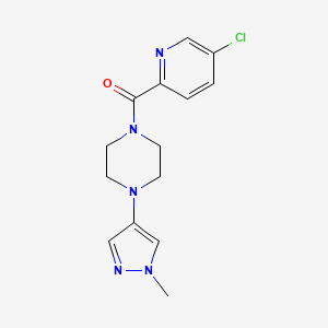 (5-Chloropyridin-2-yl)-[4-(1-methylpyrazol-4-yl)piperazin-1-yl]methanone