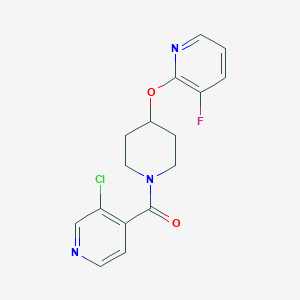 (3-Chloropyridin-4-yl)-[4-(3-fluoropyridin-2-yl)oxypiperidin-1-yl]methanone