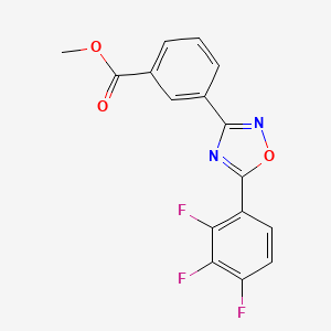 Methyl 3-[5-(2,3,4-trifluorophenyl)-1,2,4-oxadiazol-3-yl]benzoate