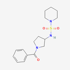 N-(1-benzoylpyrrolidin-3-yl)piperidine-1-sulfonamide