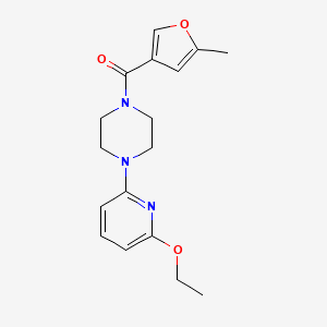 [4-(6-Ethoxypyridin-2-yl)piperazin-1-yl]-(5-methylfuran-3-yl)methanone