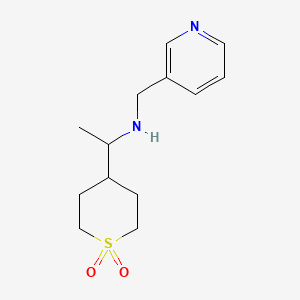 1-(1,1-dioxothian-4-yl)-N-(pyridin-3-ylmethyl)ethanamine