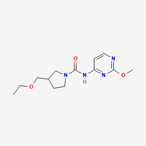 3-(ethoxymethyl)-N-(2-methoxypyrimidin-4-yl)pyrrolidine-1-carboxamide