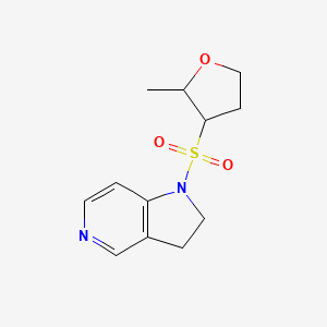 1-(2-Methyloxolan-3-yl)sulfonyl-2,3-dihydropyrrolo[3,2-c]pyridine