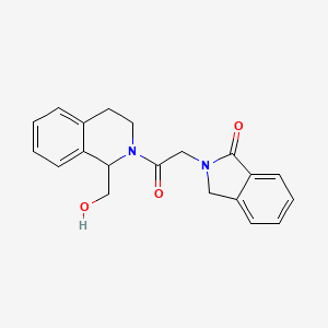 2-[2-[1-(hydroxymethyl)-3,4-dihydro-1H-isoquinolin-2-yl]-2-oxoethyl]-3H-isoindol-1-one