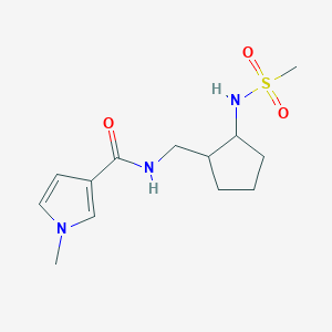 N-[[2-(methanesulfonamido)cyclopentyl]methyl]-1-methylpyrrole-3-carboxamide