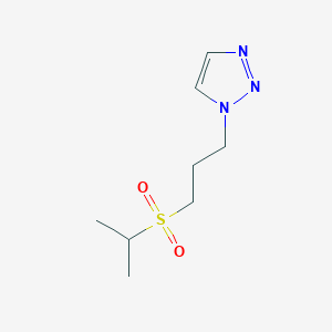 1-(3-Propan-2-ylsulfonylpropyl)triazole