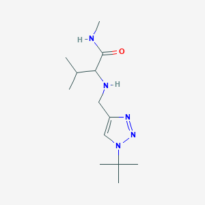 2-[(1-tert-butyltriazol-4-yl)methylamino]-N,3-dimethylbutanamide