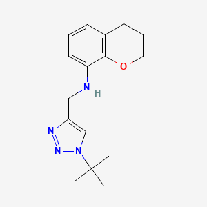 N-[(1-tert-butyltriazol-4-yl)methyl]-3,4-dihydro-2H-chromen-8-amine