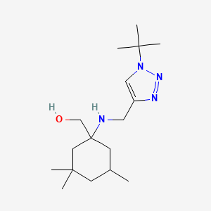 [1-[(1-Tert-butyltriazol-4-yl)methylamino]-3,3,5-trimethylcyclohexyl]methanol