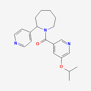 (5-Propan-2-yloxypyridin-3-yl)-(2-pyridin-4-ylazepan-1-yl)methanone