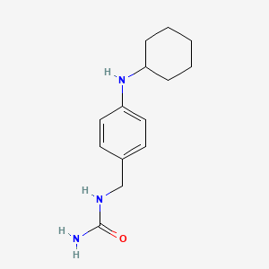 [4-(Cyclohexylamino)phenyl]methylurea